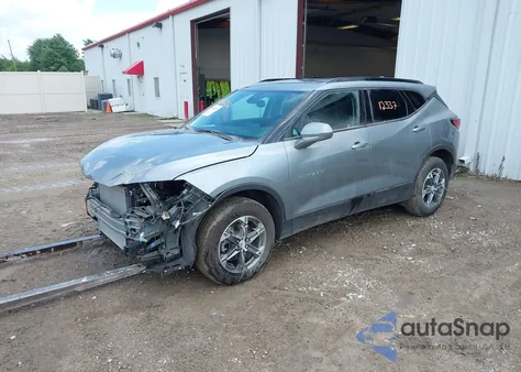 2024 Chevrolet Blazer Fwd 2Lt из США, поврежденный, VIN 3GNKBCR43RS125582